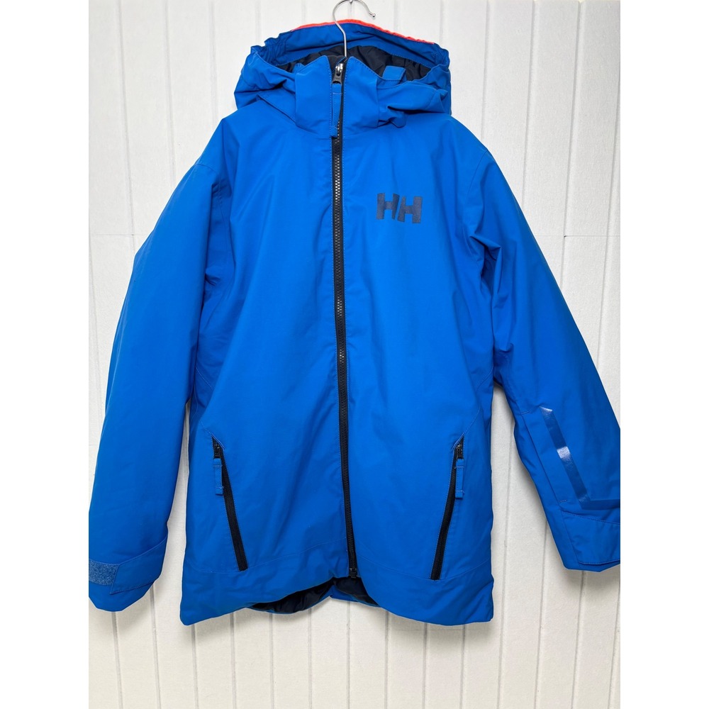 Helly Hansen Kids Blue Primaloft Insulated Ski Jacket Size 12 152 Winter Coat